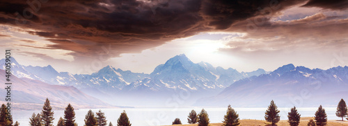 Quadro su tela Mt Cook