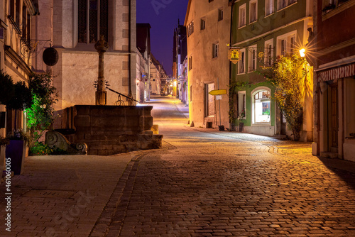 Rothenburg ob der Tauber. Old famous medieval city.