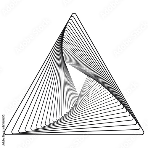 The triangle overlap on a white background.