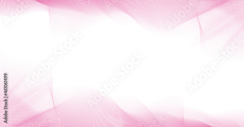 background with abstract vector pink colored sound wave lines