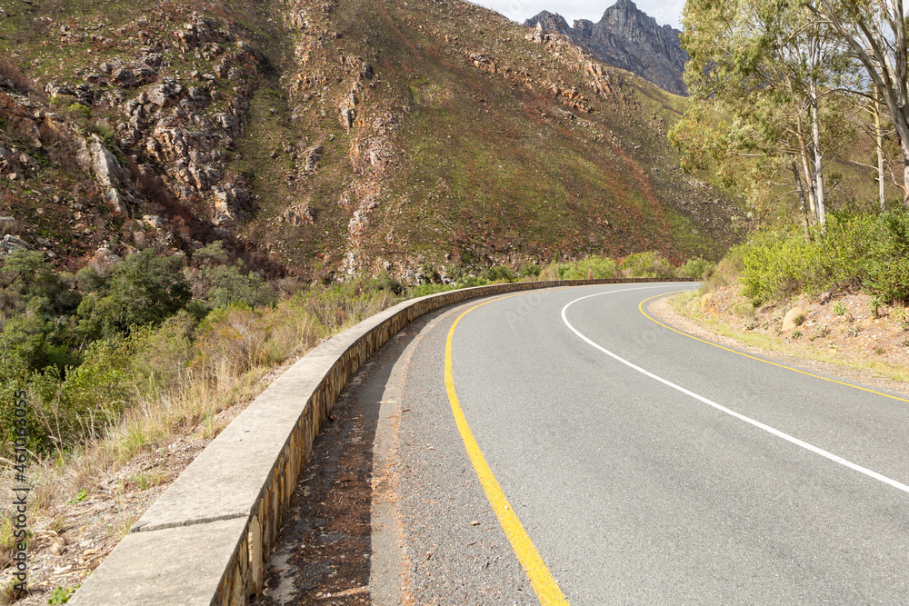 South African Mountainpass: The Tradouw Pass in the Western Cape of South Africa