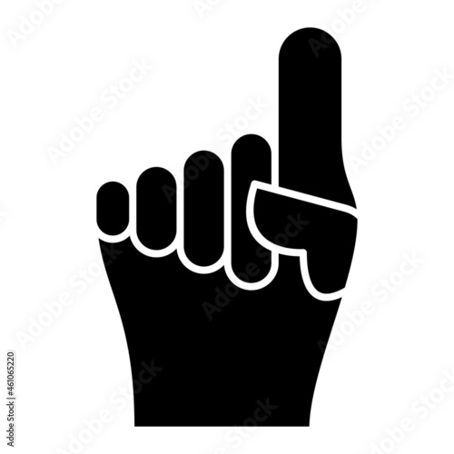  Vector Foam Hand Glyph Icon Design