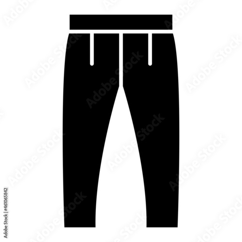  Vector Trousers Glyph Icon Design