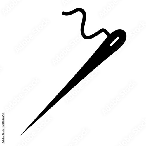 Vector Needles Glyph Icon Design