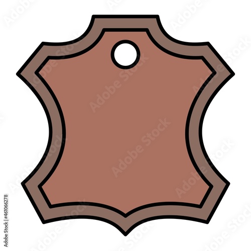 Vector Leather Filled Outline Icon Design