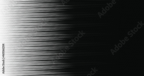 Vector Abstract Black and White Background, Speed Motion Concept, Geometric Pattern.