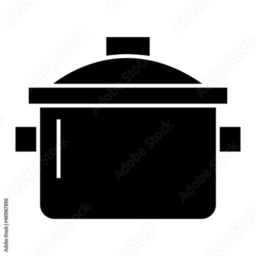  Vector Cooking Pot Glyph Icon Design