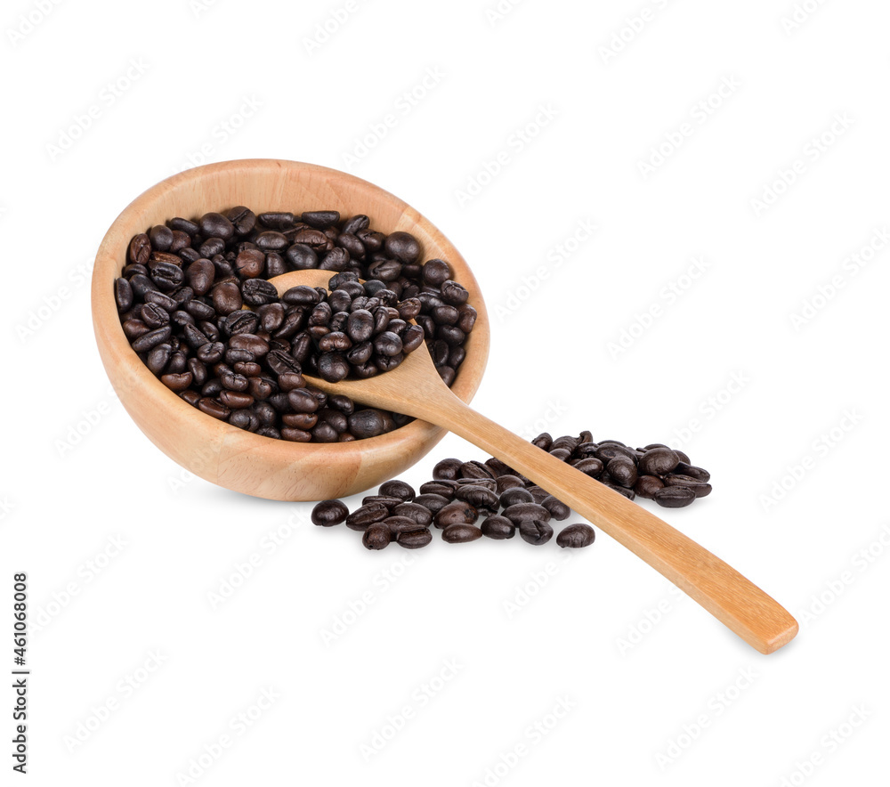 Coffee beans isolated on white background Coffee beans isolated on white background