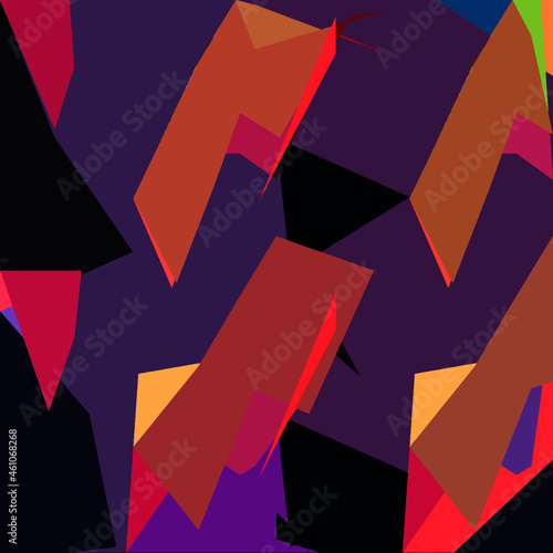 Abstract diagonal pattern from a modified image of a mixed autumn forest. Diagonal ornament in natural colors of autumn forest camouflage Leopard pattern.