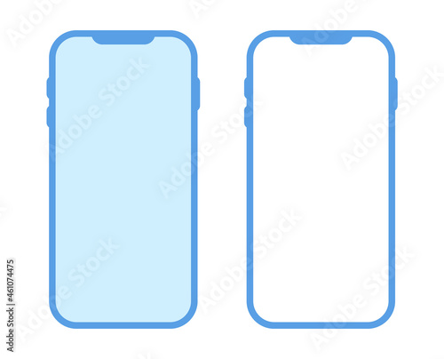 Smartphone Vector Illustration. Simple Modern Smartphone Vector Icon, Symbol or Illustration Graphic. 