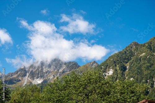 landscape with clouds