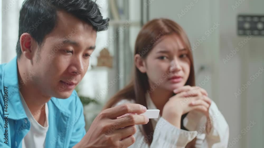 Close Up Frustrated Asian Couple After Checking A Pregnancy Test
Close Up Frustrated Asian Couple After Checking A Pregnancy Test
