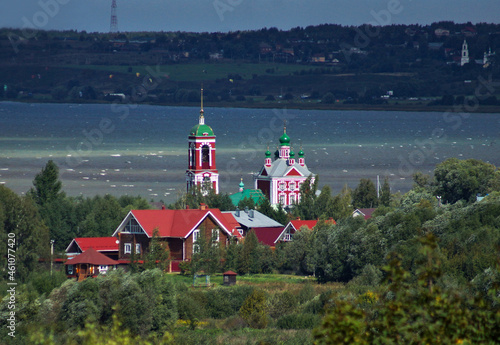 Сhurch of the Forty Martyrs on the shore of Lake Pleshcheyevo in Pereslavl-Zalessky, Russia