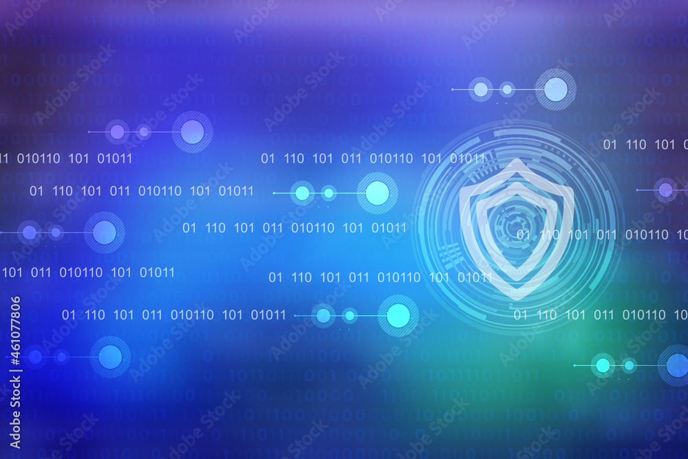 2d illustration shield security futuristic background
2d illustration shield security futuristic background