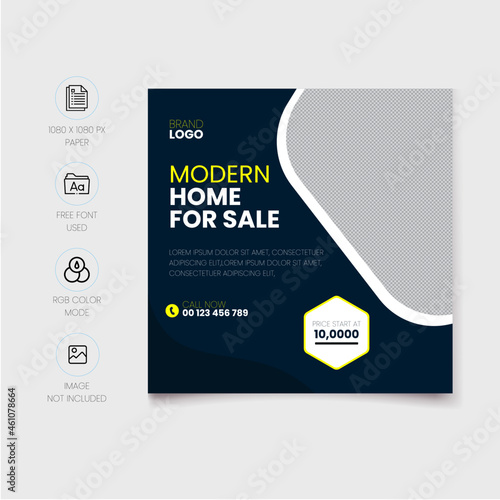 business social media posts template