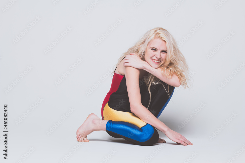woman doing exercise woman doing exercise