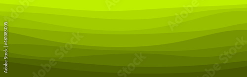 Abstract green wave. Ripple background. Gradient layers.