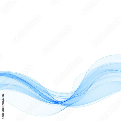 abstract blue wave. graphics. Presentation template. eps 10