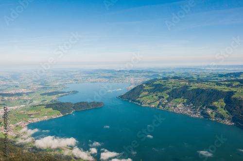 Rigi, Zugersee, Zug, Bergbahnen, Wanderweg, Zugerberg, Aussichtspunkt, Walchwil, Immensee, Cham, Zentralschweiz, Alpen, Sommer, Schweiz