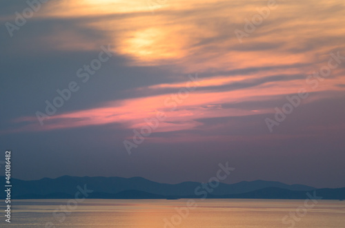 Sonnenuntergang an der Mittelmeerküste in Kroatien © RS.Foto