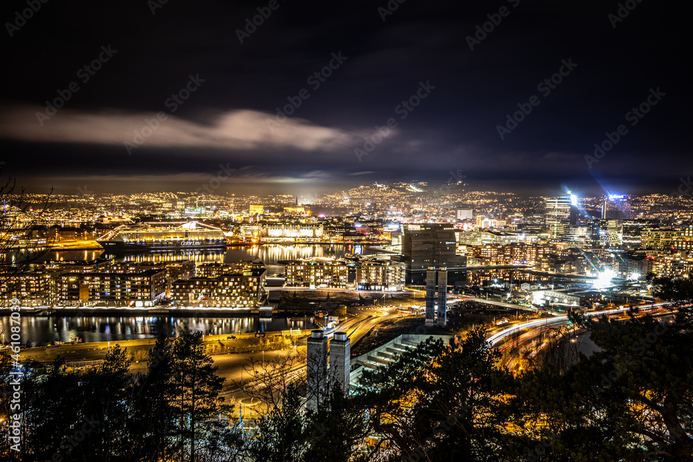 Obraz premium Oslo by night