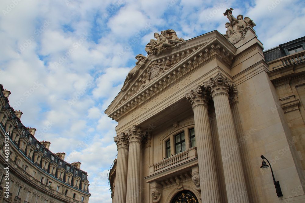 Fototapeta premium former board of trade (bourse du commerce) in paris (france)