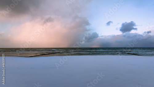 Clouds over the sea