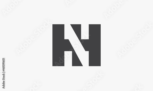 HN or NH or HNH letter logo isolated on white background. Free Download HN or NH or HNH letter logo isolated on white background. - GFXLoad