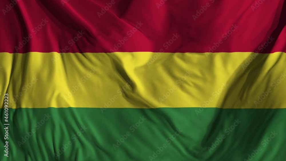 Bolivia Flag Loop Realistic 4K flag waving in the wind. Bolivia Flag Loop Realistic 4K flag waving in the wind.