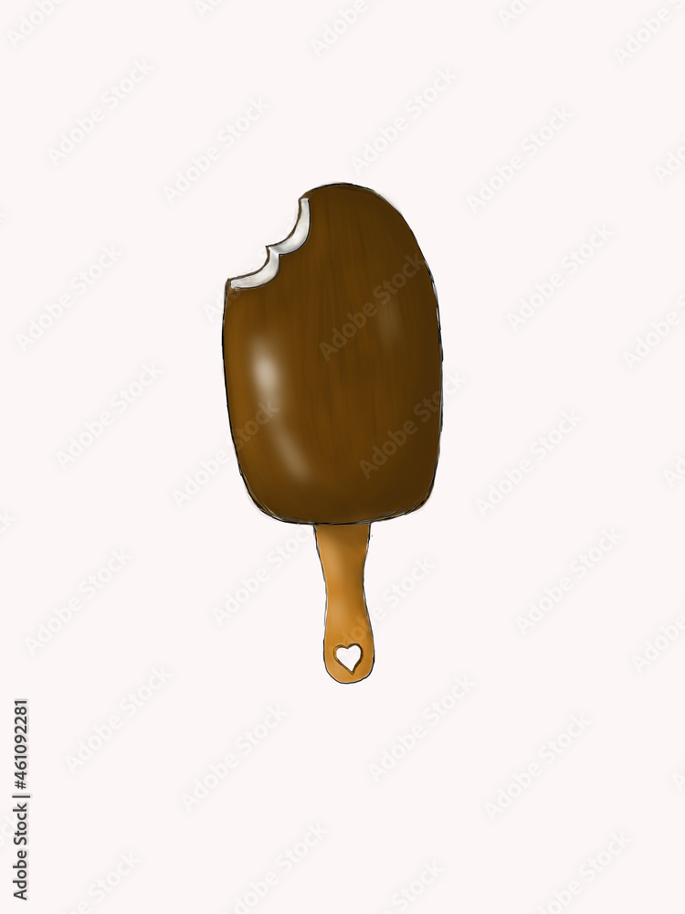 Obraz premium chocolate ice cream