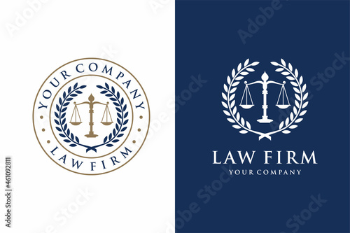 Law Firm Logo Template. Law office, Law office, Lawyer service, Vector logo template