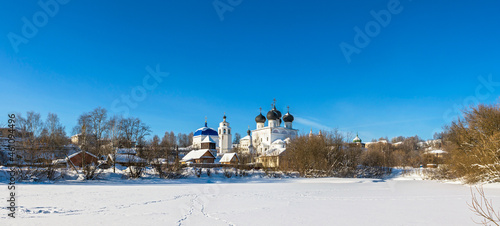 uspensky trifonov monastery in kirov on a winter day