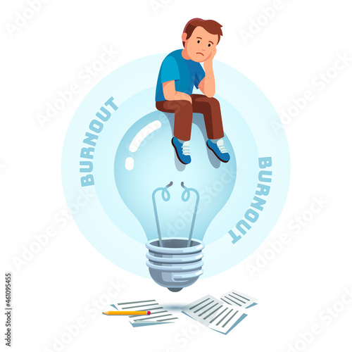 Frustration, loss of sense of purpose concept
