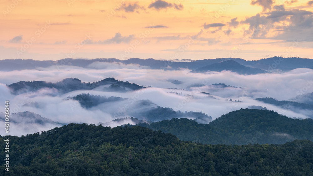 Sunrise and Fog Sunrise and Fog