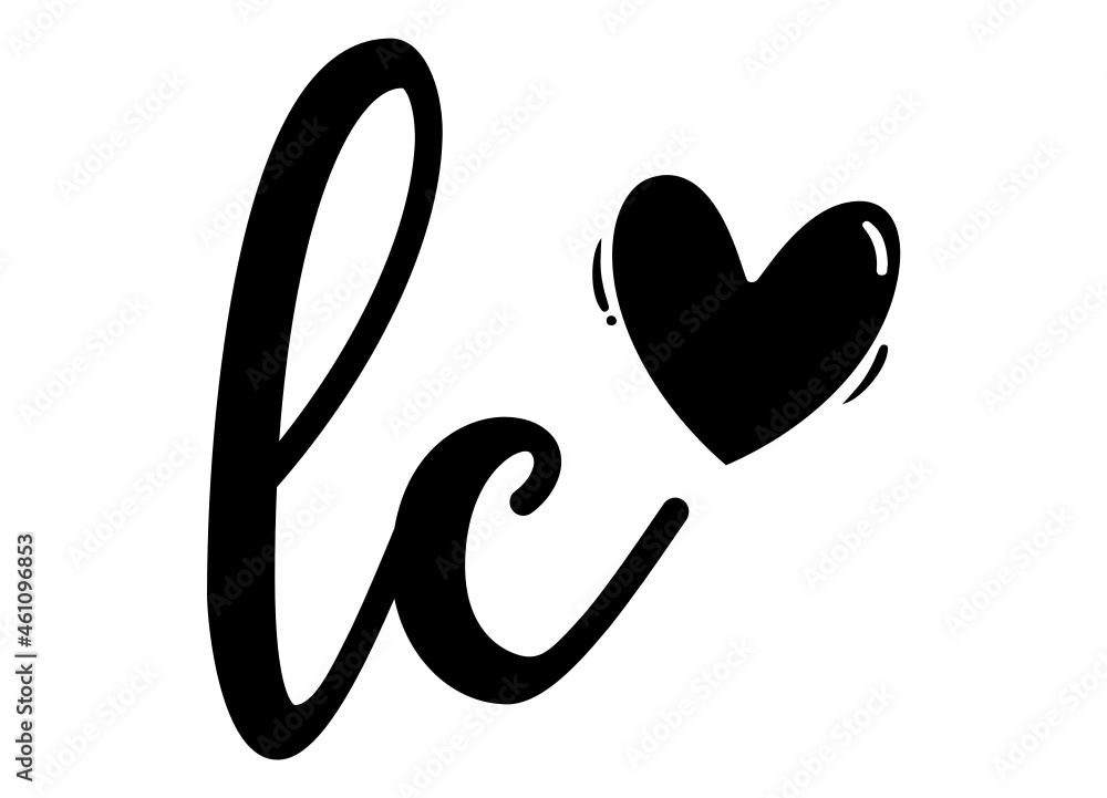 lc, cl, Monogram with Heart Decor, monogram wedding logo. Love icon, couples Initials, lower case, Initials Sticker for Car Laptop Tumbler, home decor lc, cl, Monogram with Heart Decor, monogram wedding logo. Love icon, couples Initials, lower case, Initials Sticker for Car Laptop Tumbler, home decor