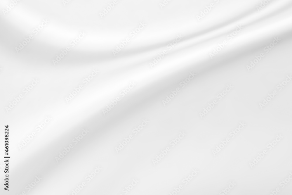 Abstract white fabric with soft wave texture background Abstract white fabric with soft wave texture background