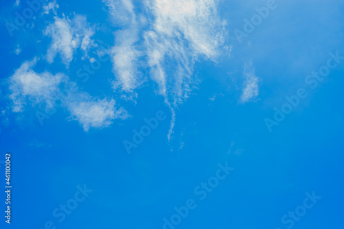 Wallpaper Mural White clouds on beautiful clearly deep blue sky in a sunny day Torontodigital.ca