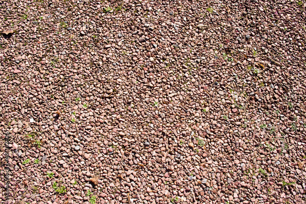 Gravel of different colors pattern background Gravel of different colors pattern background
