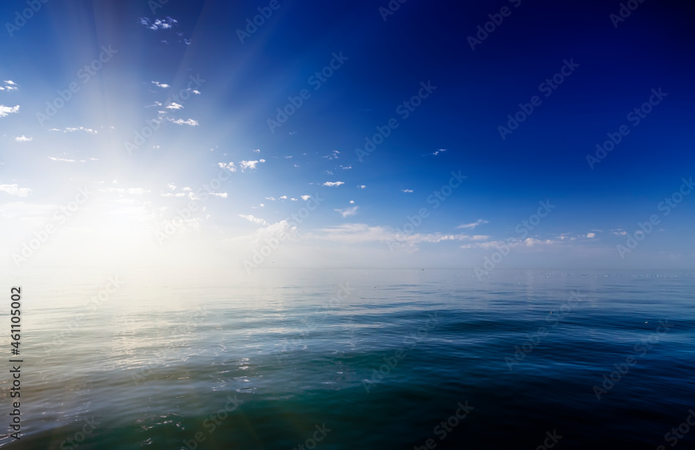 Obraz premium Colour sunset in Pacific ocean