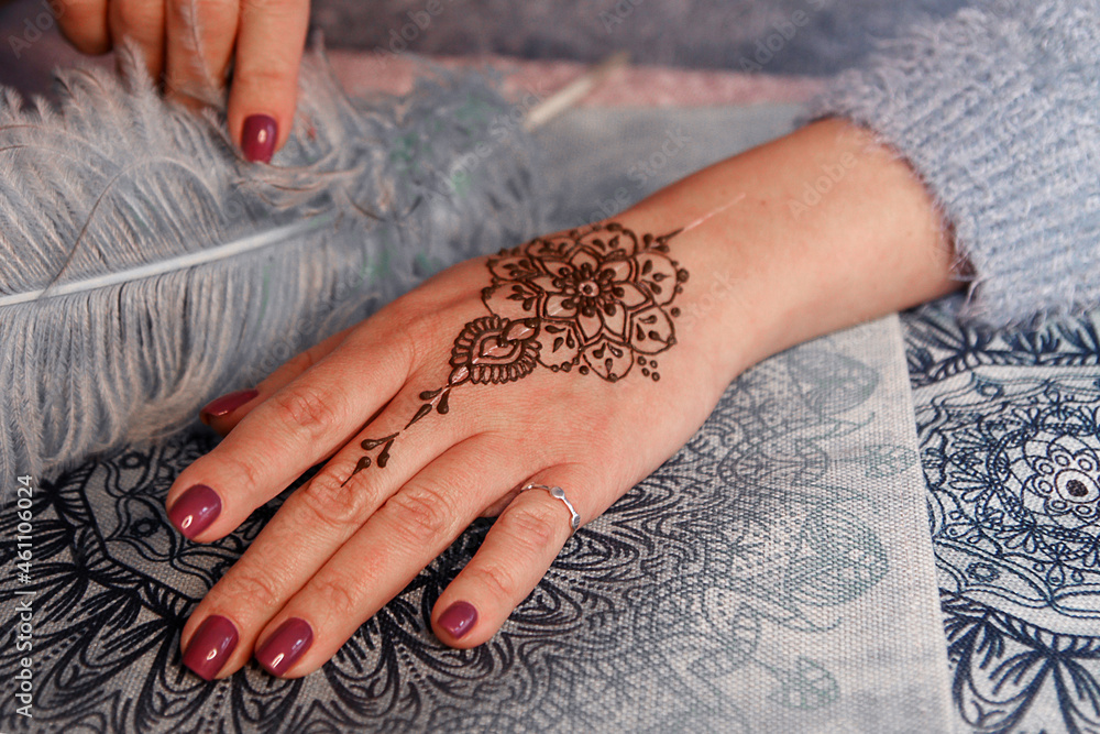 Obraz premium Mehendi Hands