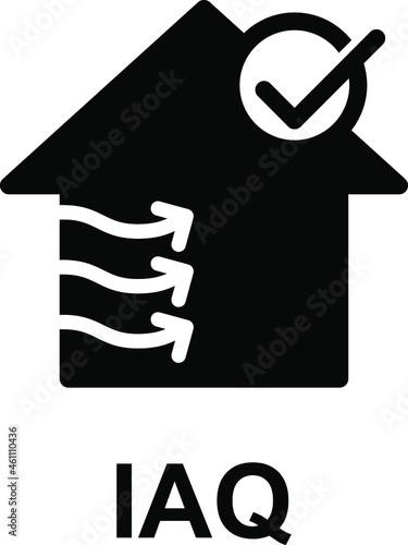 Indoor Air Quality icon , vector photo