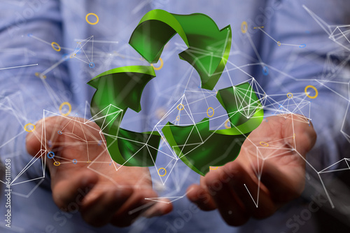 Concept of recycling - 3d r...