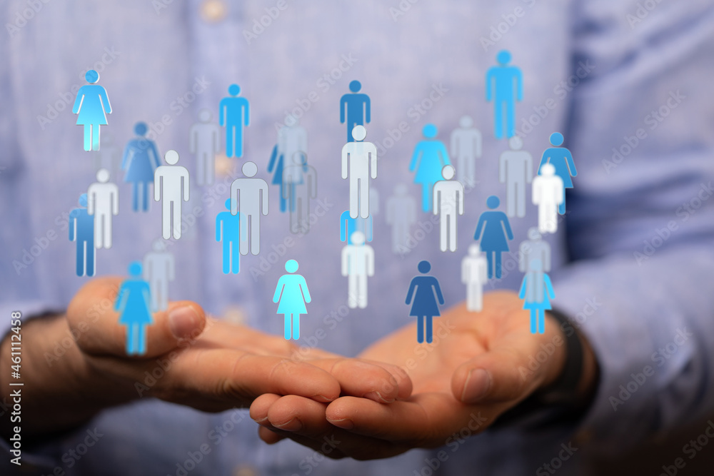 Global digital connections with technology