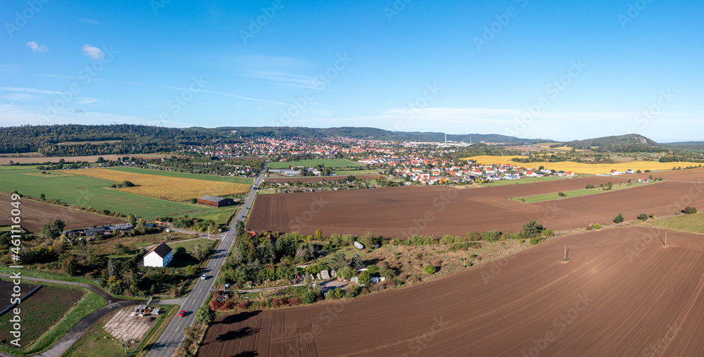 Blankenburg Harz Luftbildaufnahme Drohnenaufnahme