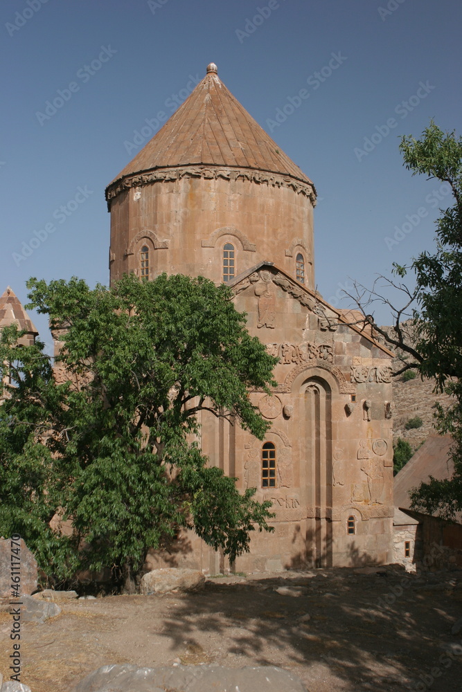 The Cathedral of the Holy Cross  on Aghtamar Island, in Lake Van in eastern Turkey, is a medieval Armenian Apostolic cathedral, built as a palatine church for the kings of Vaspurakan and later servin