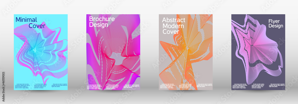 Obraz premium Artistic cover design. Creative fluid colors backgrounds.