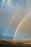 double rainbow after storm
