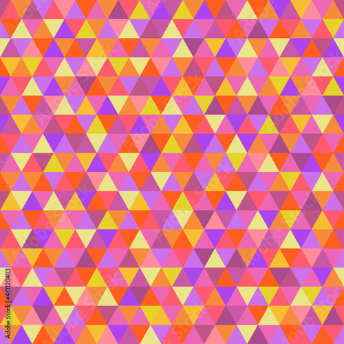 Seamless triangle pattern. Geometric wallpaper of the surface. Unique background. Doodle for design. Print for flyers, posters, t-shirts and textiles