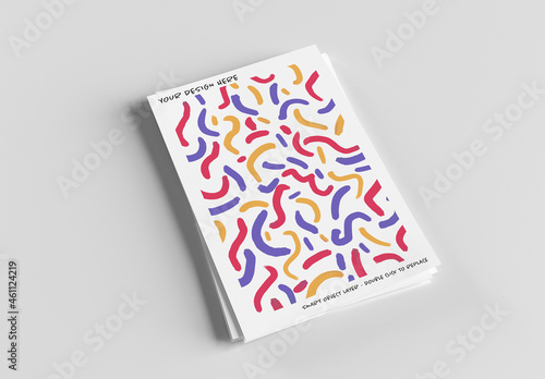 Mockup of a Postcard