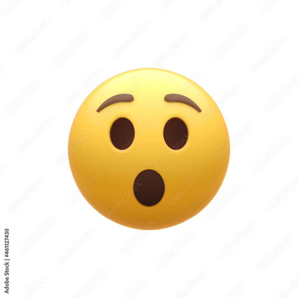 Wow Smiley Face Stock Illustration Adobe Stock